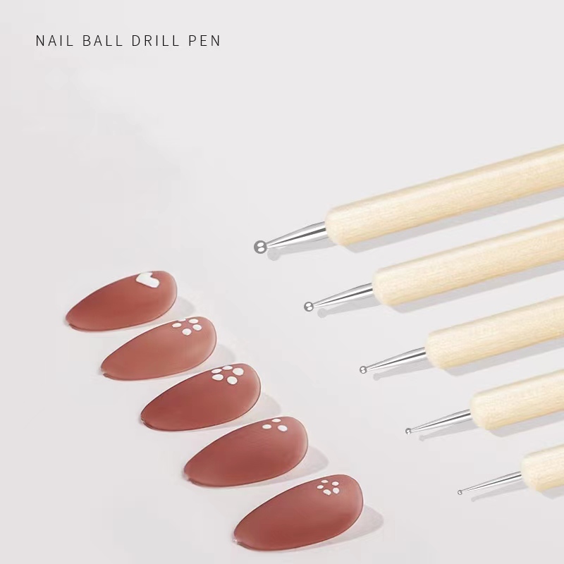 DIY木製ネイルクレイ彫刻ツール、陶器とセラミックアート、エ - Nail Art Dotting Tool のレビューと価格