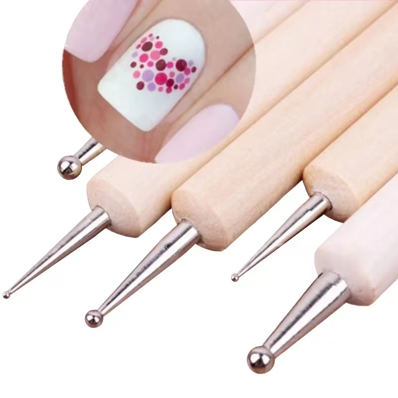 DIY木製ネイルクレイ彫刻ツール、陶器とセラミックアート、エ - Nail Art Dotting Tool のレビューと価格