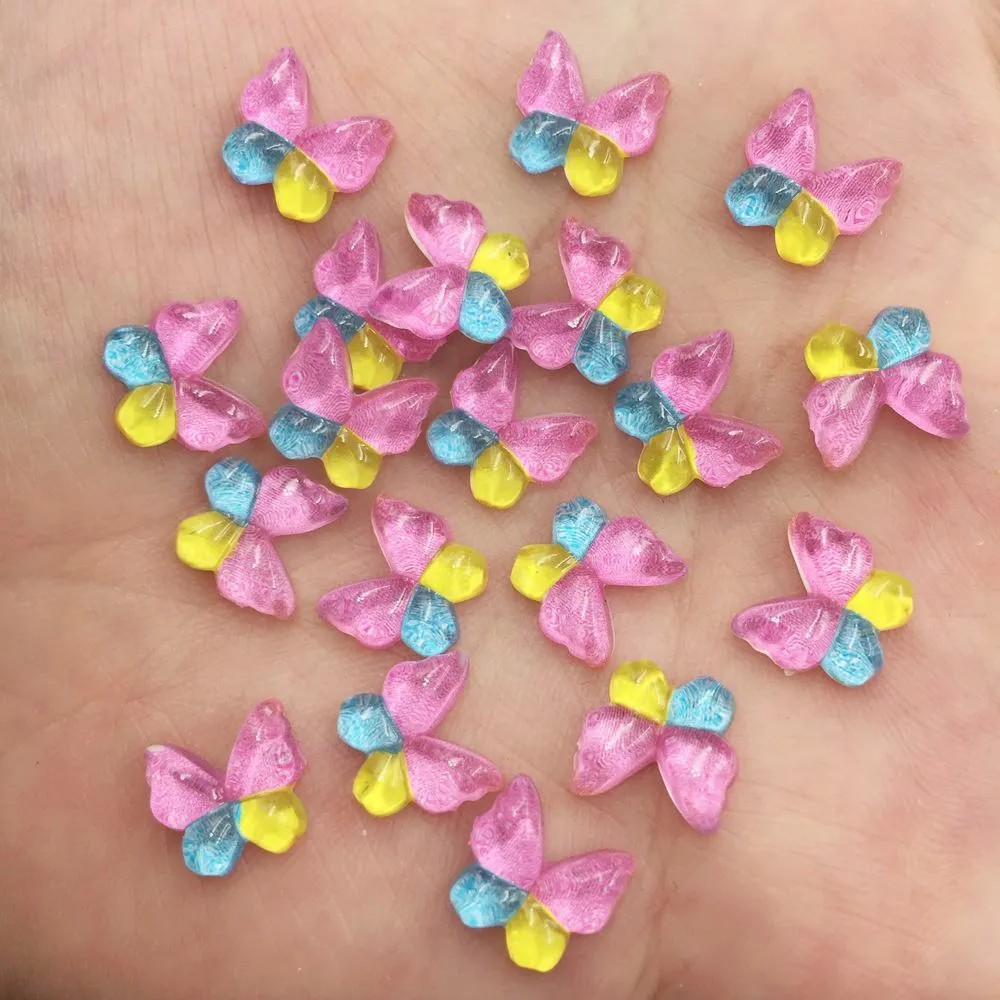 カワイイミニバタフライフラットバックラインストーン、レジング - Nail Art Glossy のレビューと価格