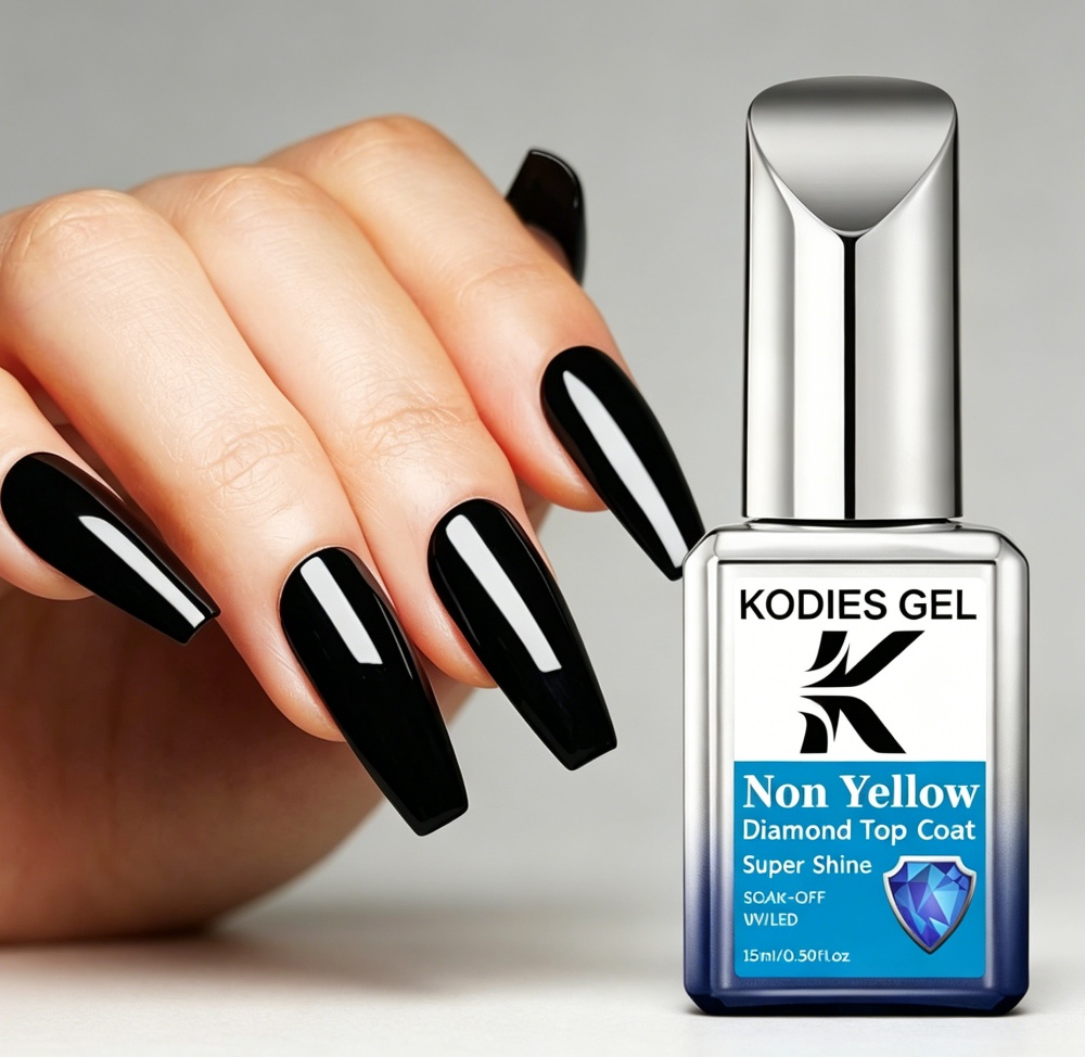 KODIES GEL ノンイエロー トップコート ジェルネイ - Nail Art Glossy のレビューと価格