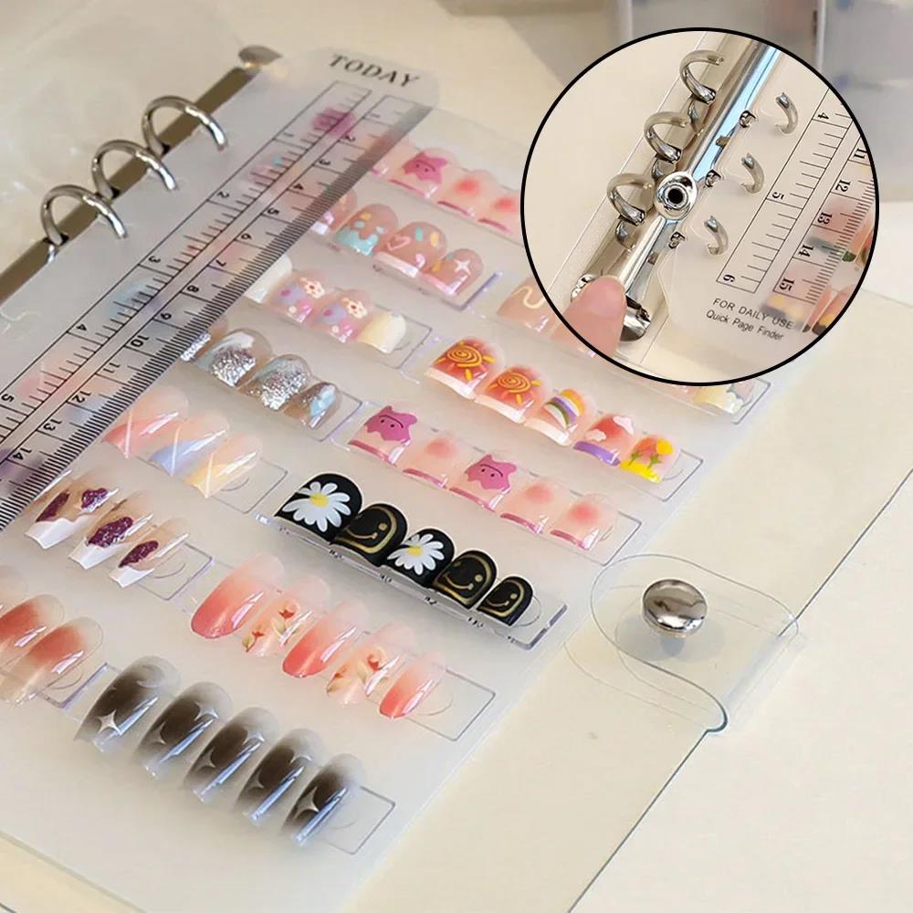 大容量ネイルアート作品収納ブック展示フォトアルバムカードクリ - Nail Art One Piece のレビューと価格