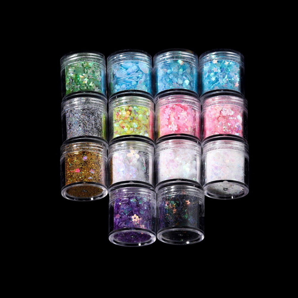 エポキシ樹脂充填,10ml/ボックス,カラーグリッター,日曜 - Nail Art Glossy のレビューと価格