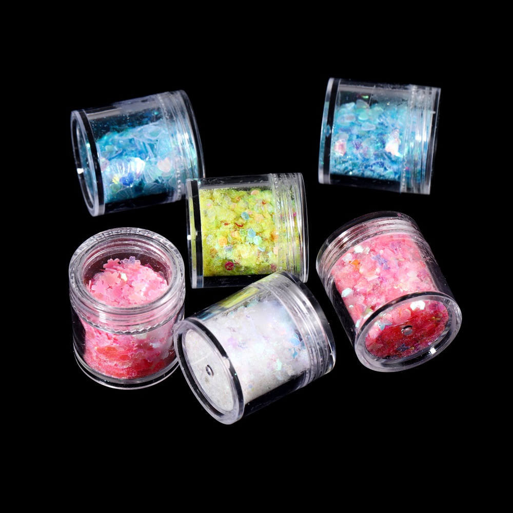 エポキシ樹脂充填,10ml/ボックス,カラーグリッター,日曜 - Nail Art Glossy のレビューと価格