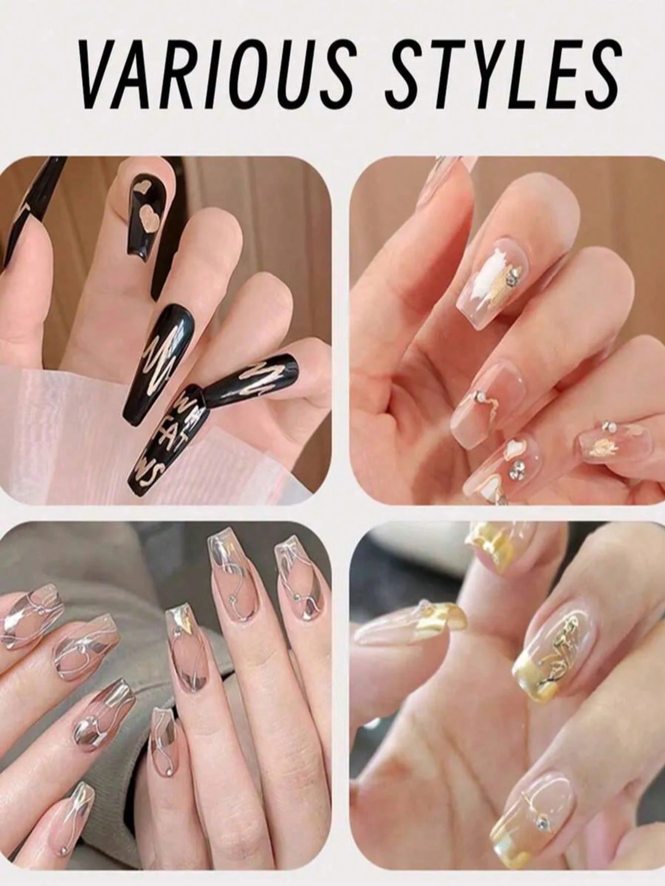 0.8mm 1本入りネイルアートペン、白黒銀金0.8MMネイ - Nail Art Dotting Tool のレビューと価格