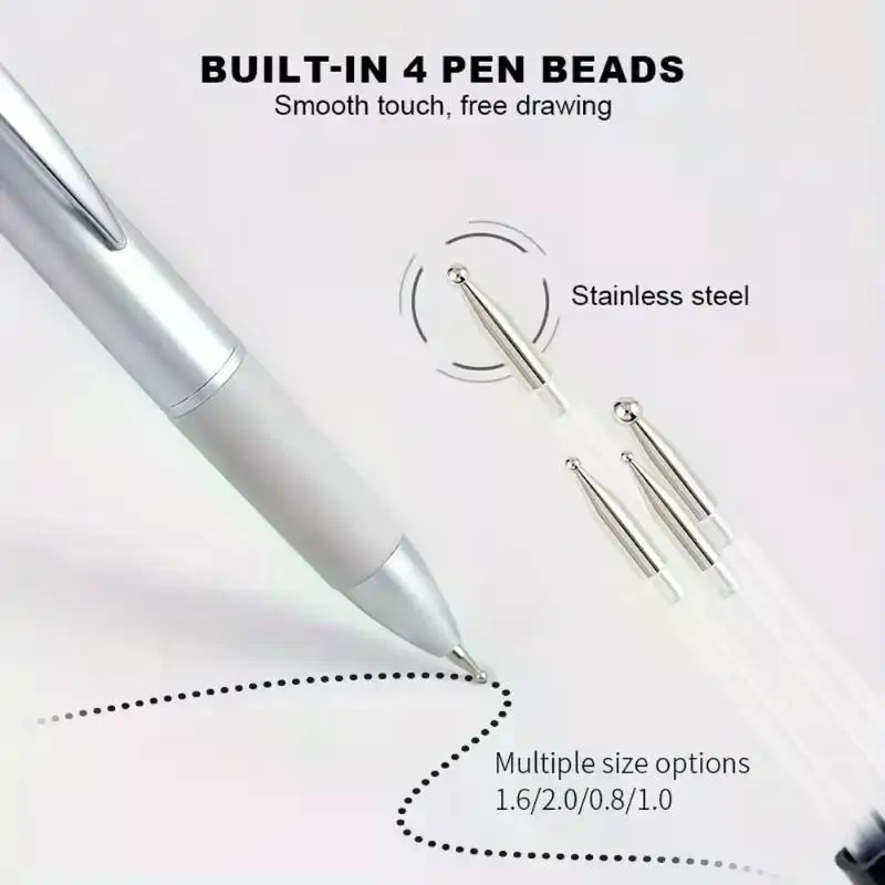 5 in 1ネイルアートドットペイントツール、ネイルポイント - Nail Art Dotting Tool のレビューと価格