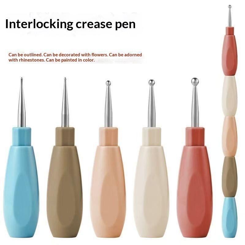 ネイルアートドットペンセット 5本セット インターロック式  - Nail Art Dotting Tool のレビューと価格