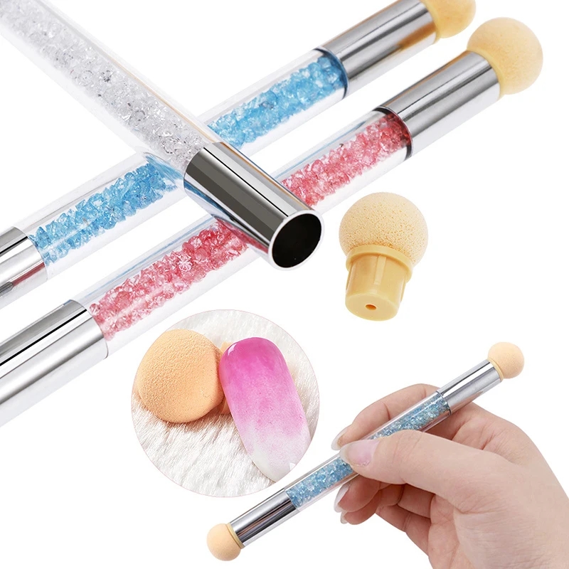 ラウンドシャープヘッドスポンジヘッド交換ネイルアートジェルポ - Nail Art Glossy のレビューと価格