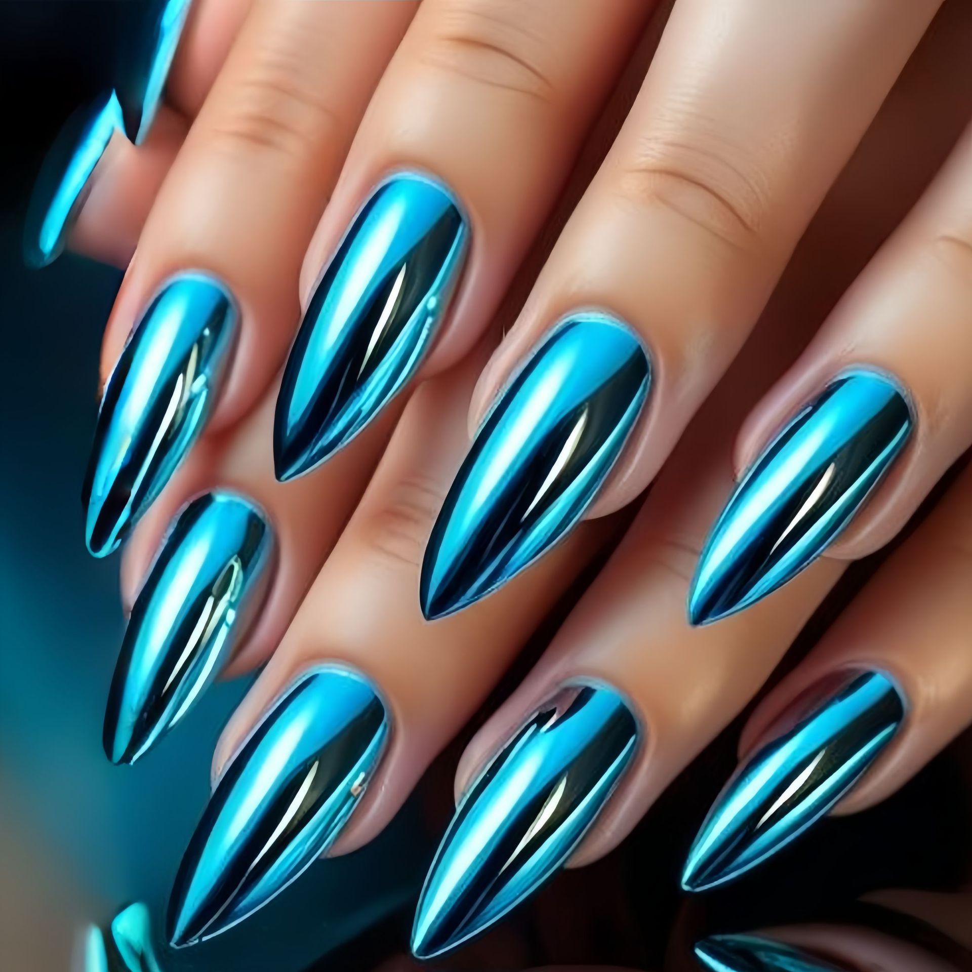女性・女の子向けミディアムサイズのフェイクネイル、ホログラフ - Nail Art Glossy のレビューと価格