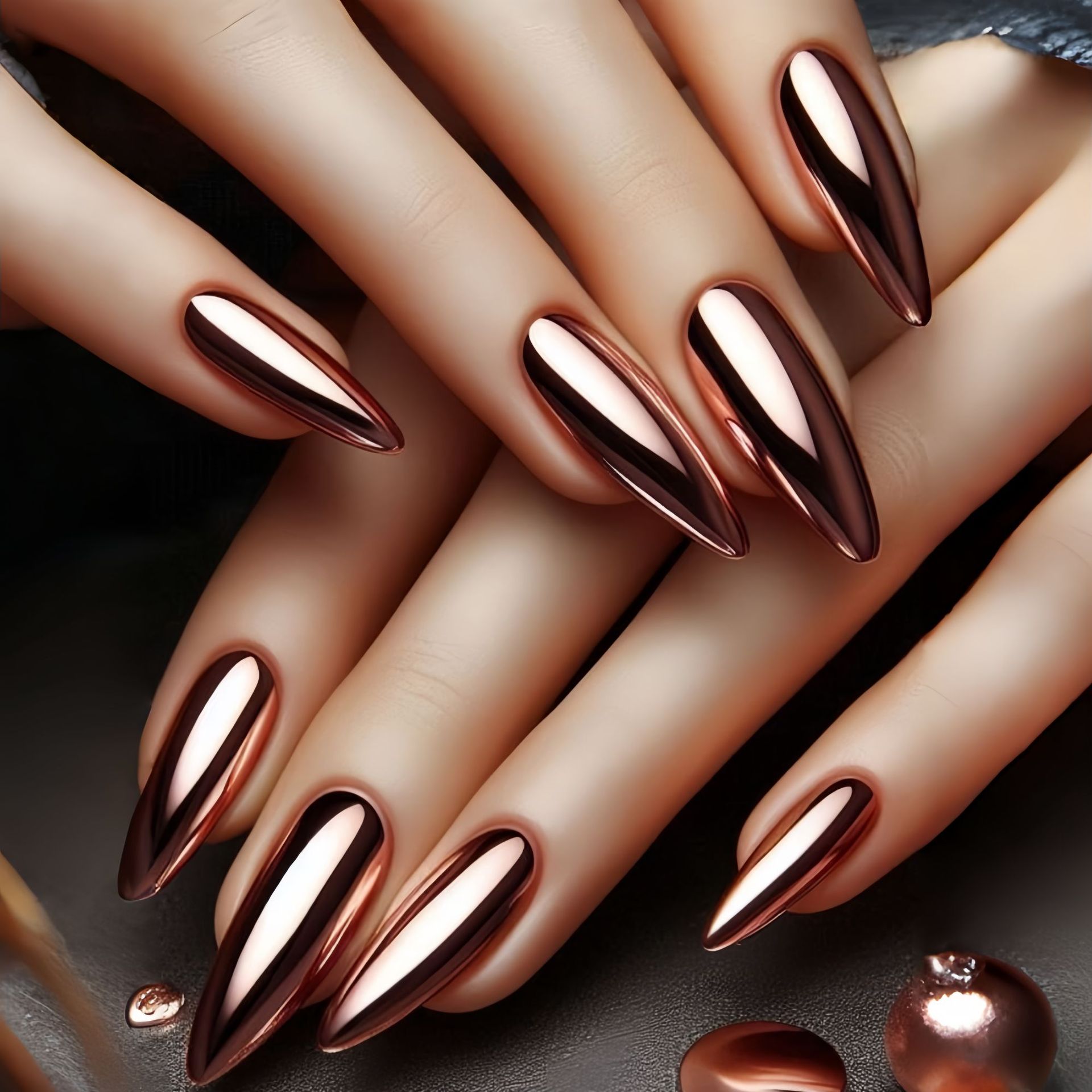 女性・女の子向けミディアムサイズのフェイクネイル、ホログラフ - Nail Art Glossy のレビューと価格