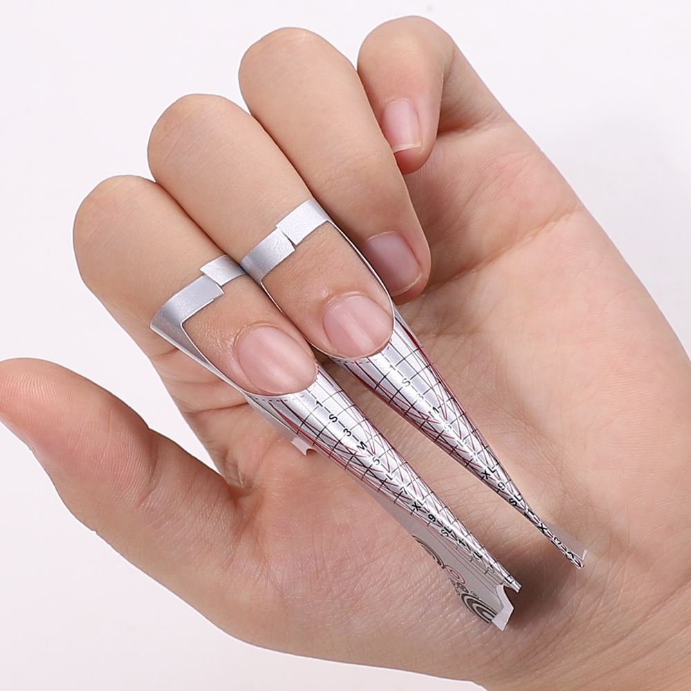 100 ピース/ロットフレンチネイルフォームのヒントネイルス - Nail Art Lotso のレビューと価格